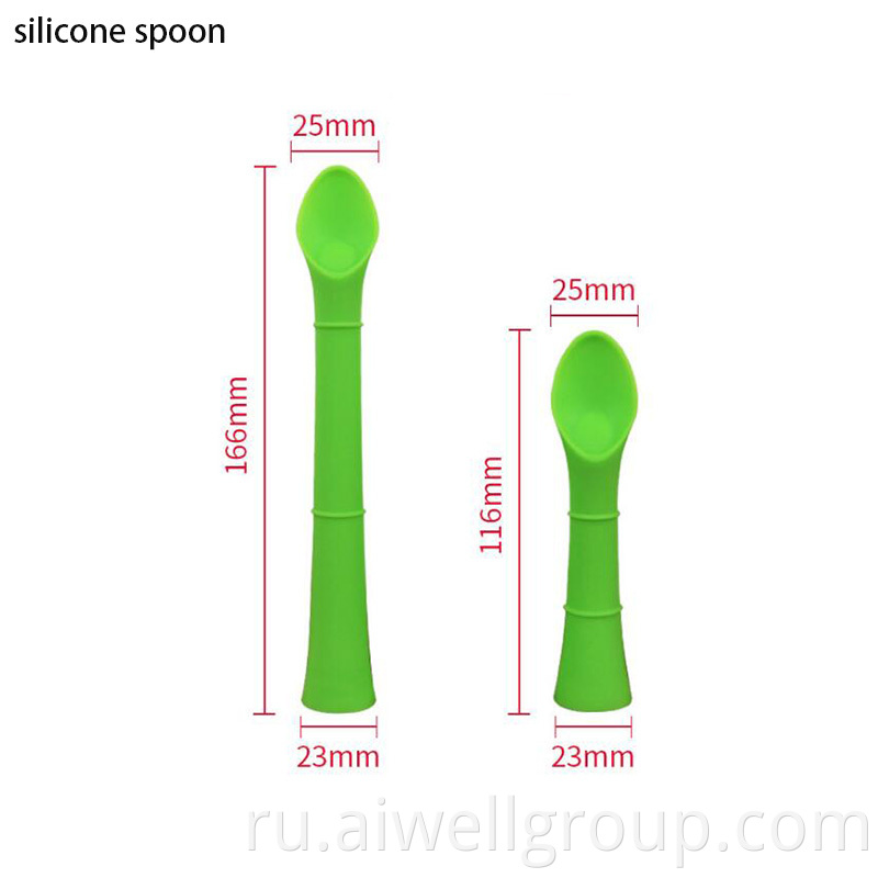 Baby Food Grade Silicone Feeding Spoon